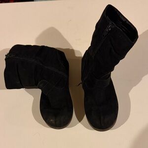 Cat & Jack Black Kids Boots